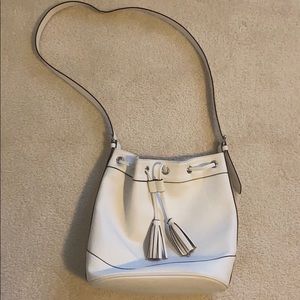 White Bucket Bag